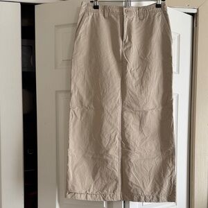 Women’s Old Navy Tan Khaki Long Pencil Skirt Size 8